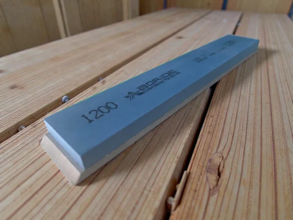1 BORIDE T2 Sharpening Stone 6″ x 1″ x 1/4″ on Aluminum Blank