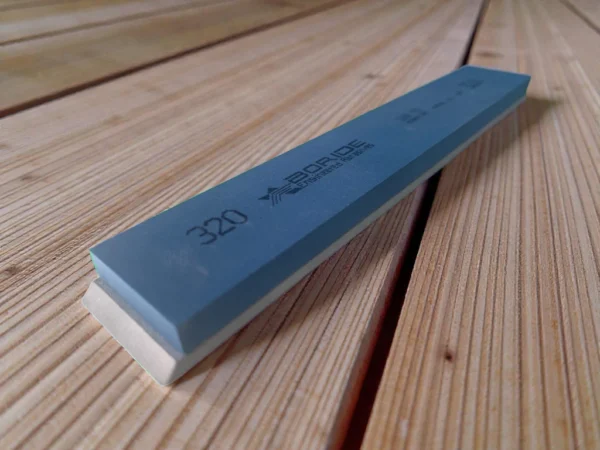 6 BORIDE T2 Sharpening Stone 6″ x 1″ x 1/4″ on Aluminum Blank