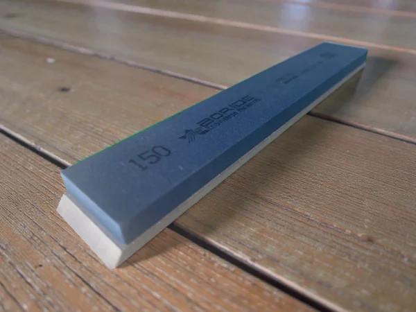 8 BORIDE T2 Sharpening Stone 6″ x 1″ x 1/4″ on Aluminum Blank