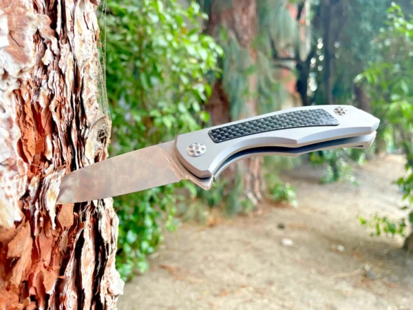 1 CTS® 204P – USA-Market® with Blacksmith Andrew – TITANIUM – L/T WARRANTY