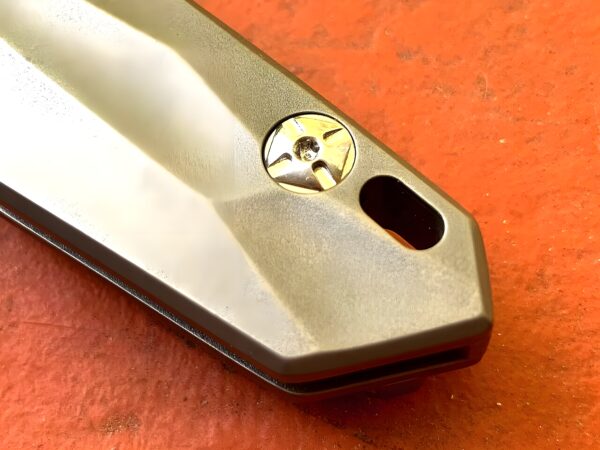 10-1 CPM® S125V Titanium Folding Knife – Handmade by Blacksmith Andrew – Frame Lock – USA-Market® Exclusive