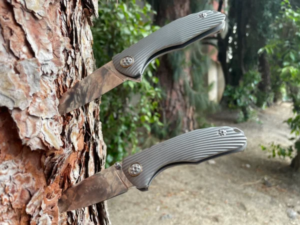 102 CTS® 204P – USA-Market® with Blacksmith Andrew – TITANIUM – L/T WARRANTY