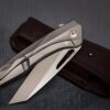 3-1 CPM® S125V Titanium Folding Knife – Handmade by Blacksmith Andrew – Frame Lock – USA-Market® Exclusive