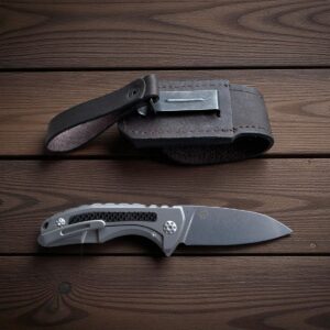 4 (1) CTS® 204P – USA-Market® with Blacksmith Andrew – TITANIUM – L/T WARRANTY