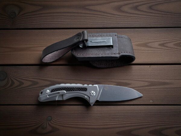 4 (1) CTS® 204P – USA-Market® with Blacksmith Andrew – TITANIUM – L/T WARRANTY