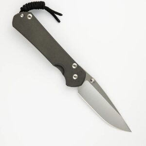 1 Large Sebenza 31 - Polished CPM MagnaCut Blade - Silver Double Thumb Lugs