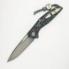 Shirogorov 111 Aerum – Northern Wind Special Edition Shirogorov 111 Aerum folding knife open view showing Elmax stonewashed blade