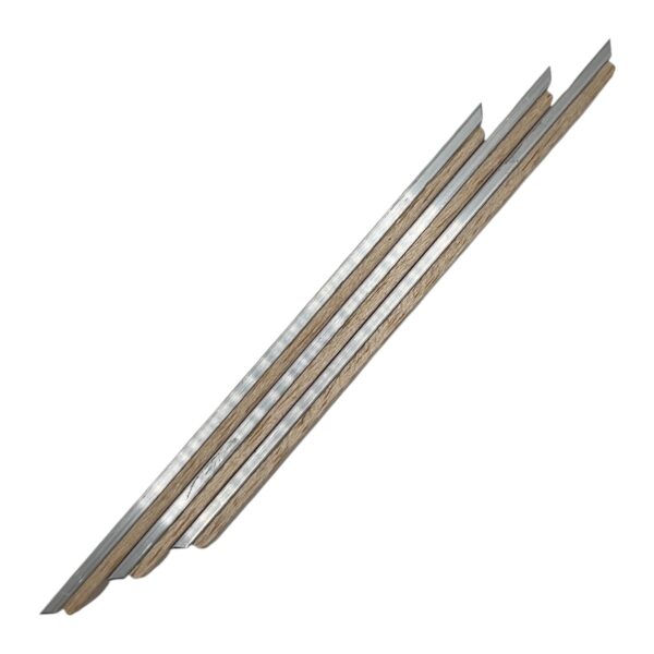 6 USA-Market® Balsa Wood Strops on Aluminum Blank – for Diamond Stropping Compound, Apex / TSPROF / SHARP X Compatible