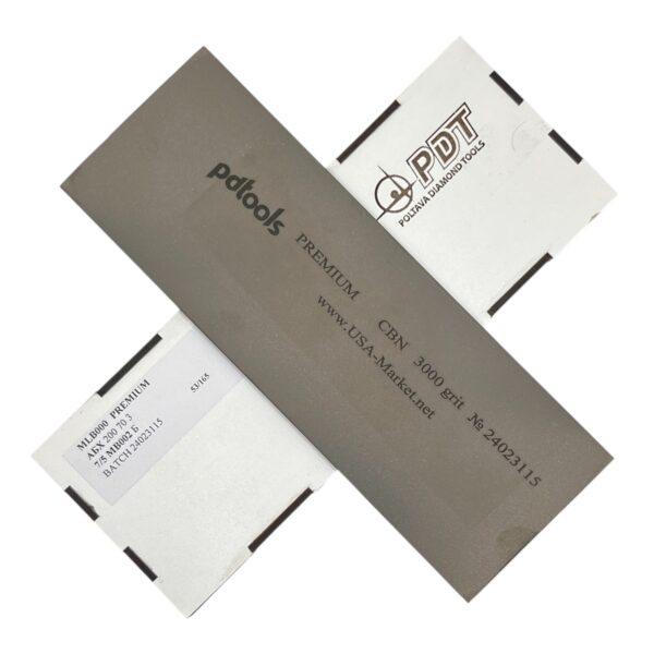 3 PDT Premium CBN Bench - Stone Only - (Metal Bond) 3" x 8" (70 mm x 200 mm)