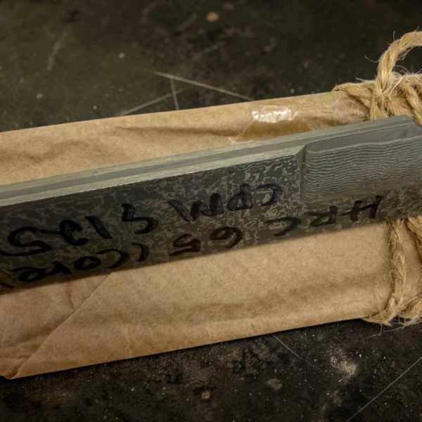 10.3 California San Mai Steel #10 – Hand-Forged Vanadis 10 Core | 64 Layer Stainless Damascus Knife Blank