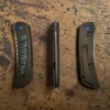 3 Seraphim Knives Yakuza Custom Folding Knife – Laminated Blade, Titanium & Mammoth Tusk Inlay