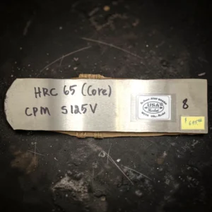 8.1 California San Mai Steel #8 – Hand-Forged Vanadis 10 Core | 64 Layer Stainless Damascus Knife Blank