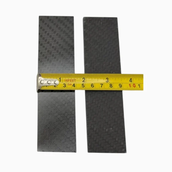 12 CarbonWaves Titanium Carbon Fiber Knife Scales — Set of 2, 1/8″ (3.18 mm)
