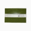 2 CarbonWaves Lime & Black Carbon Fiber Knife Scales — Set of 2, 1/8″ (3.2 mm)