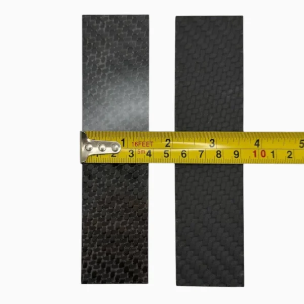 24 CarbonWaves Stainless Steel Carbon Fiber Knife Scales — Set of 2, 1/8″ (3.18 mm)