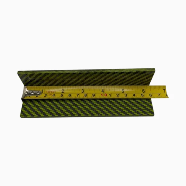 3 CarbonWaves Lime & Black Carbon Fiber Knife Scales — Set of 2, 1/8″ (3.2 mm)