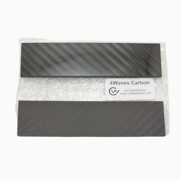 6 CarbonWaves 4Waves Carbon Fiber Knife Scales — Set of 2, 1/4″ (6.35 mm)