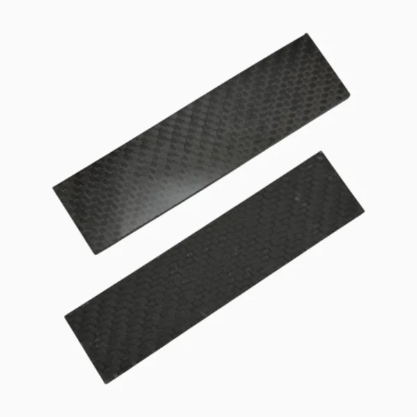 9 CarbonWaves Titanium Carbon Fiber Knife Scales — Set of 2, 1/8″ (3.18 mm)